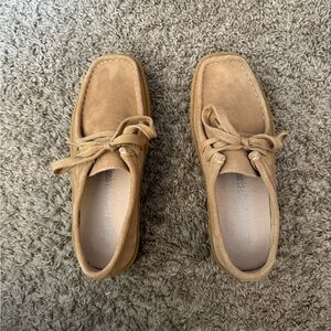 Casual Suede Platform Loafers